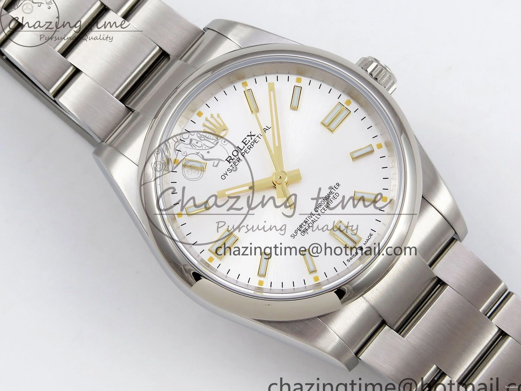 904L Steel 36mm Oyster APF Dial 126000 1:1 Perpetual Silver Best VR3230 Edition 0124